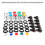 32mm Small Round SilverPlated Arcade Button Switch for Game Console Control 3