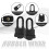 Verlacod Waterproof Padlocks Laminated Steel 6Pcs 5
