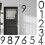 Acrylic Floating House Numbers 6 Inch Black 0 2