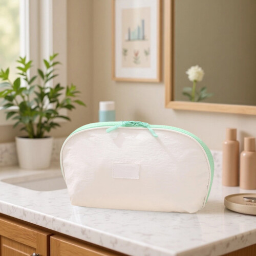 Underwear Organizer Bag Beige Large Capacity 1
