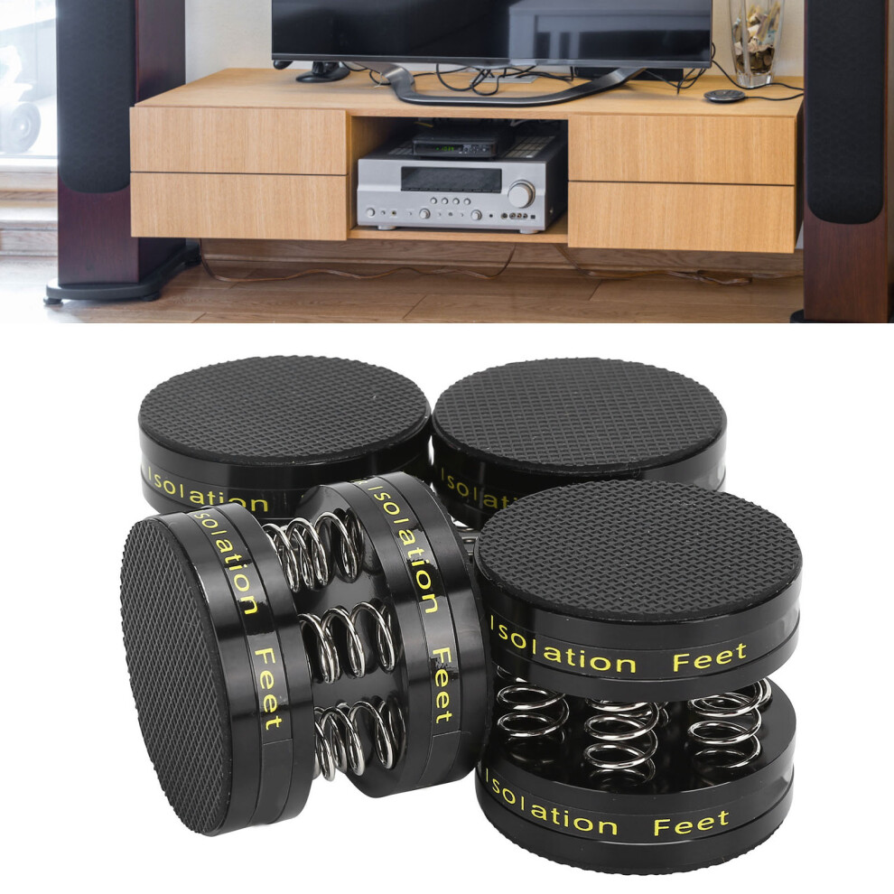 Isolation Feet Pad For Speakers & Turntables, 44.5Mm, Black 8781391564693