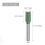Anti Kickback Design Smooth and Clean Cuts 3pcs 6mm Shank Straight Router Bits 5
