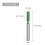 Anti Kickback Design Smooth and Clean Cuts 3pcs 6mm Shank Straight Router Bits 6