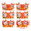 Red Foldable Bag for New Year Wedding 6 pcs 3