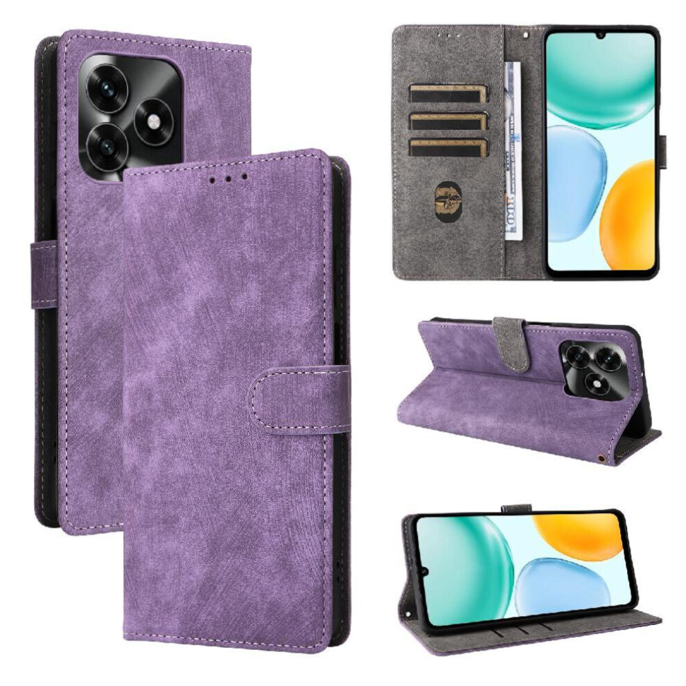 Case For Honor X5c/ X5c Plus Rfid Blocking Pu Leather Flip Folio Wallet Magnetic Closure Card Slots Cover 764563201471