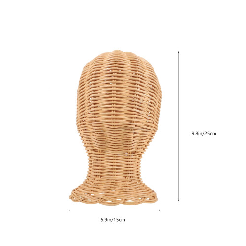 Rattan Hat Display Stand Fedora 25x15 cm 1