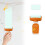 Wall Paint & Drying Roller Brush – 2-in-1 Reusable Wall Repair Tool, Compatible with Standard Rollers 6