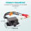 Car Amplifier Volume Controller RCA Dash Mount for Vehicle 7