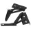 Black Iron Spring Hinge Triangular Folding Bed Sofa Hardware 15x5cm 2