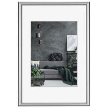 Aluminium lijst - Detroit - Zilver - 30 x 40 cm - Hedendaags ontwerp - Gepolijst glas