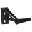 Black Iron Spring Hinge Triangular Folding Bed Sofa Hardware 15x5cm 9