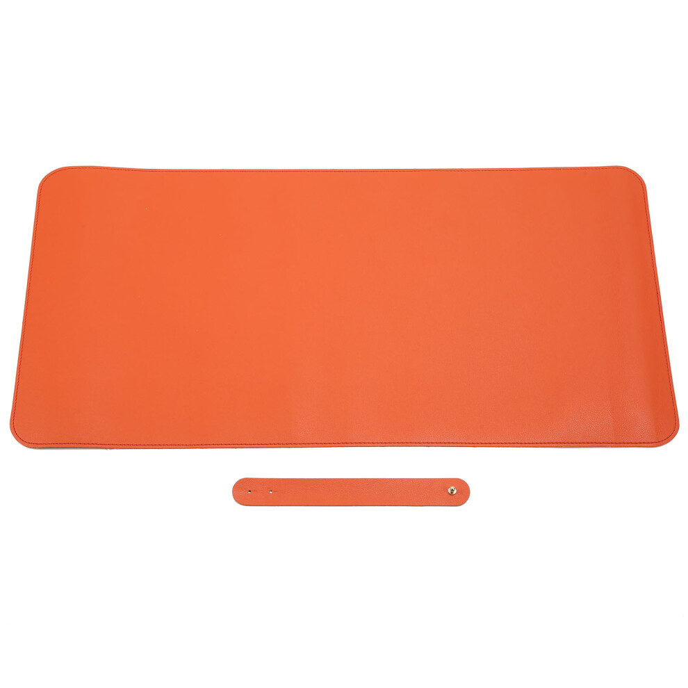 Multifunctional Soft Cork Waterproof Pu Writing Desk Mouse Pad 60X30cm Orange 8751391565532