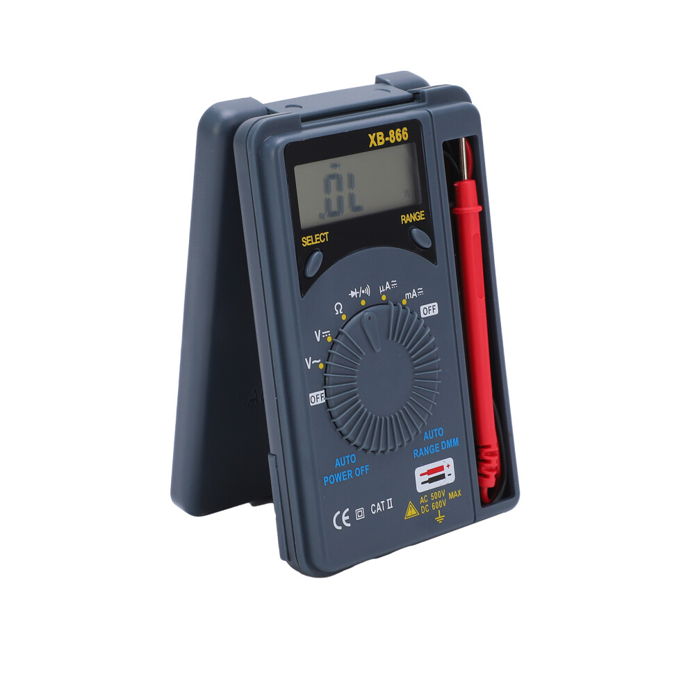 Xb866 Pocket Multimeter Digital Display High Accuracy Portable Large Range 7891391566700