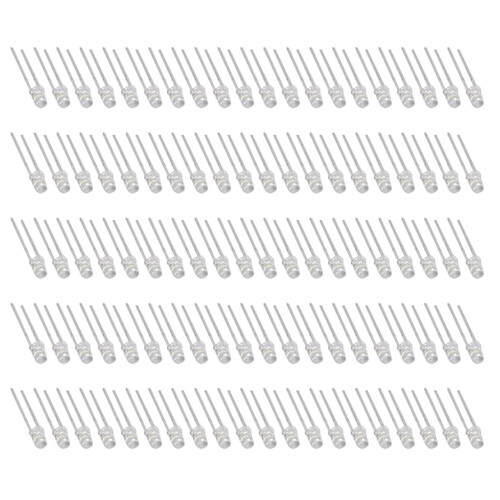 8 Color 100 Pcs 3mm LED Diodes for Electronic Projects and Lighting Solutions