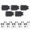 5 Sets DB9 RS232 Steckeradapter Serieller Port Geräte PP Stecker mit Befestigungsmaterial 2