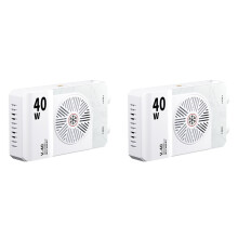 2X Luz de Vídeo LED Portátil de 40 W para Câmera de Vídeo,  Luz de Bolso para Ambientes Externos, Luz de Preenchimento de Alto Brilho, Pode