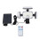 4 Head Solar Sensor Light 7700K 8W IP65 3 Gear Lighting Adjustable Solar Sensor Lamp with Remote Control 2