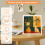 Punch Needle Embroidery Kit with Frame 9.84 x 9.84 Inch for 3