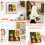 Punch Needle Embroidery Kit with Frame 9.84 x 9.84 Inch for 6
