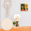 Punch Needle Embroidery Kit with Frame 9.84 x 9.84 Inch for 7