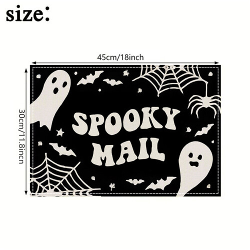 Σουπλά Giyblacko Halloween σετ 4 τεμαχίων 12x18 ιντσών αντιολισθητικά 2