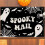 Σουπλά Giyblacko Halloween σετ 4 τεμαχίων 12x18 ιντσών αντιολισθητικά 4