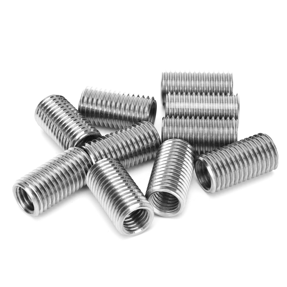 10Pcs Repair Nut Thread Slotting Female M12 Male M16 Reducing Sleeve Set 3281391568196