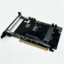2X PCIe 4.0 X16 auf Gen-Z 4C+/SFF-TA-1002 Adapterkarte Unterstützt OCP NIC 3.0 Externes Gehäuse PCIe X16 Erweiterungskarte