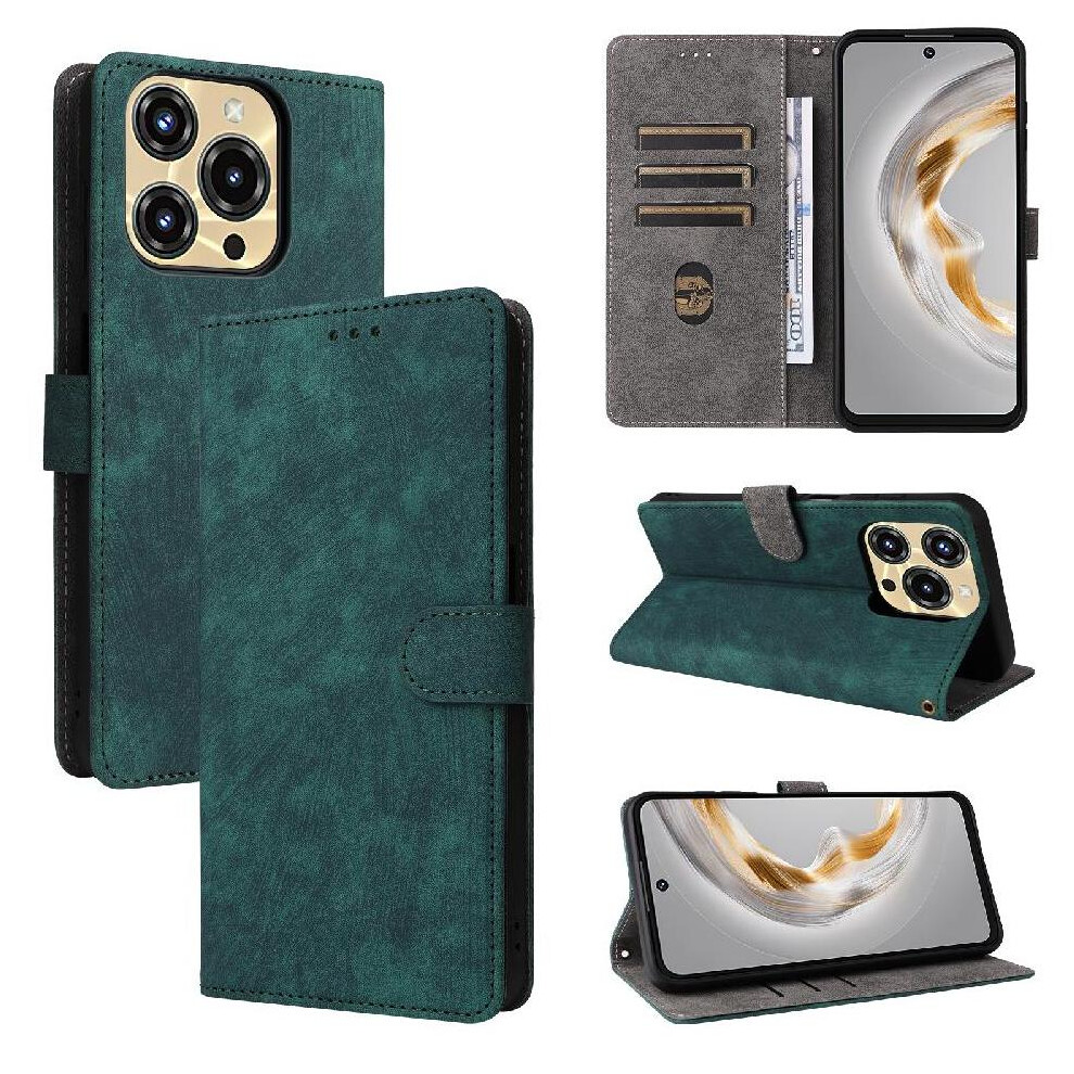 () Case For Oukitel C69 Pu Leather Rfid Blocking Flip Folio Wallet Card Slots Cover Magnetic Closure 764563201631