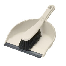 Addis Soft Dustpan & Brush Linen