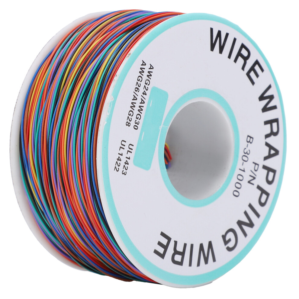 Copper Wire 8-Color Single Core Tinned Circuit Board Wire 0.55Mm 5021391569216