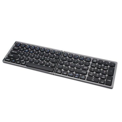Foldable Bluetooth Wireless Keyboard Grey 180mAh, 35.8x10x0.9cm