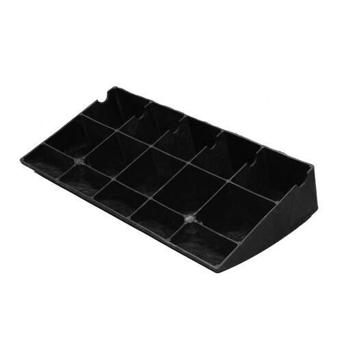 Heavy Duty Plastic Curb Ramps 3000LB 2-Pack Black 2