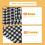Cotton Plaid Napkins Black and White 4 Pcs 5