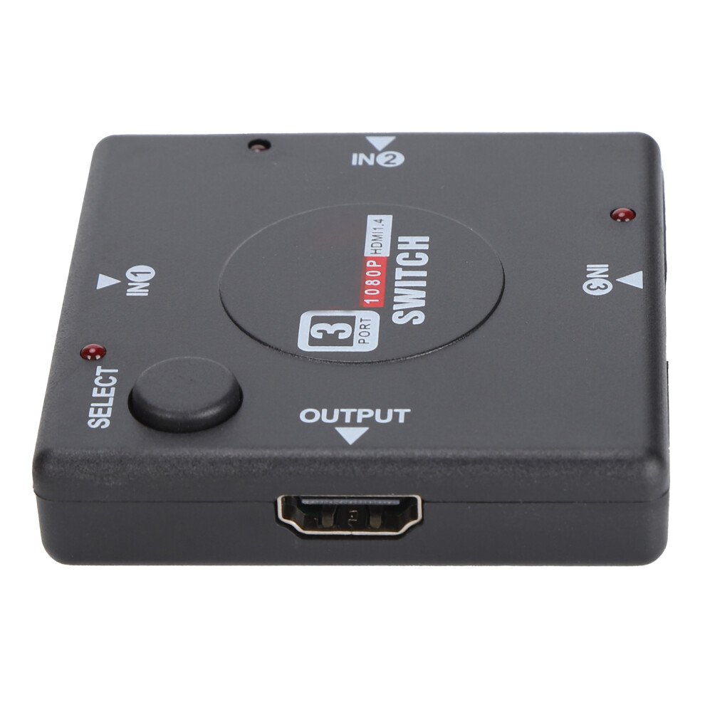 Hd Multimedia Switcher 3 In 1 Out, 1920X1080p, Abs Material 8771391569958