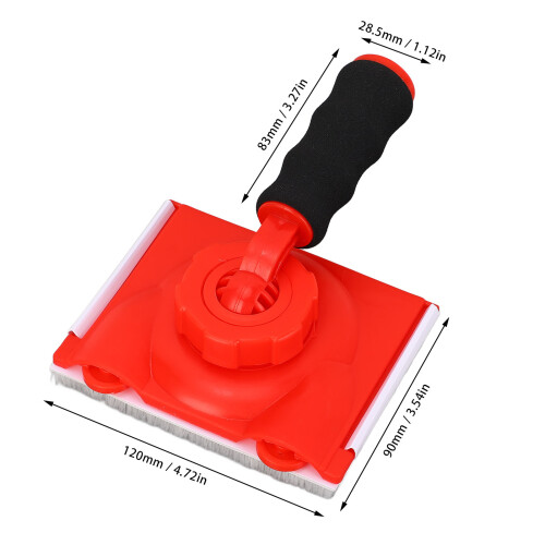 Paint Edger Trimmer with Rotatable Handle, Lockable Corner Tool, Pads & Gloves 1
