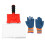 Paint Edger Trimmer with Rotatable Handle, Lockable Corner Tool, Pads & Gloves 3