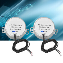 2Pcs Synchronous Motor TYC-50 4W 2.5-3RPM AC220‑240V CW
