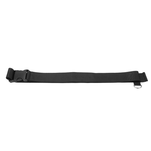 Black Nylon Luggage Strap 50x1640mm Durable Baggage Lock 1