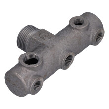 Air Compressor Switch Bracket 6-Way Valve Connector Holder Cast Iron