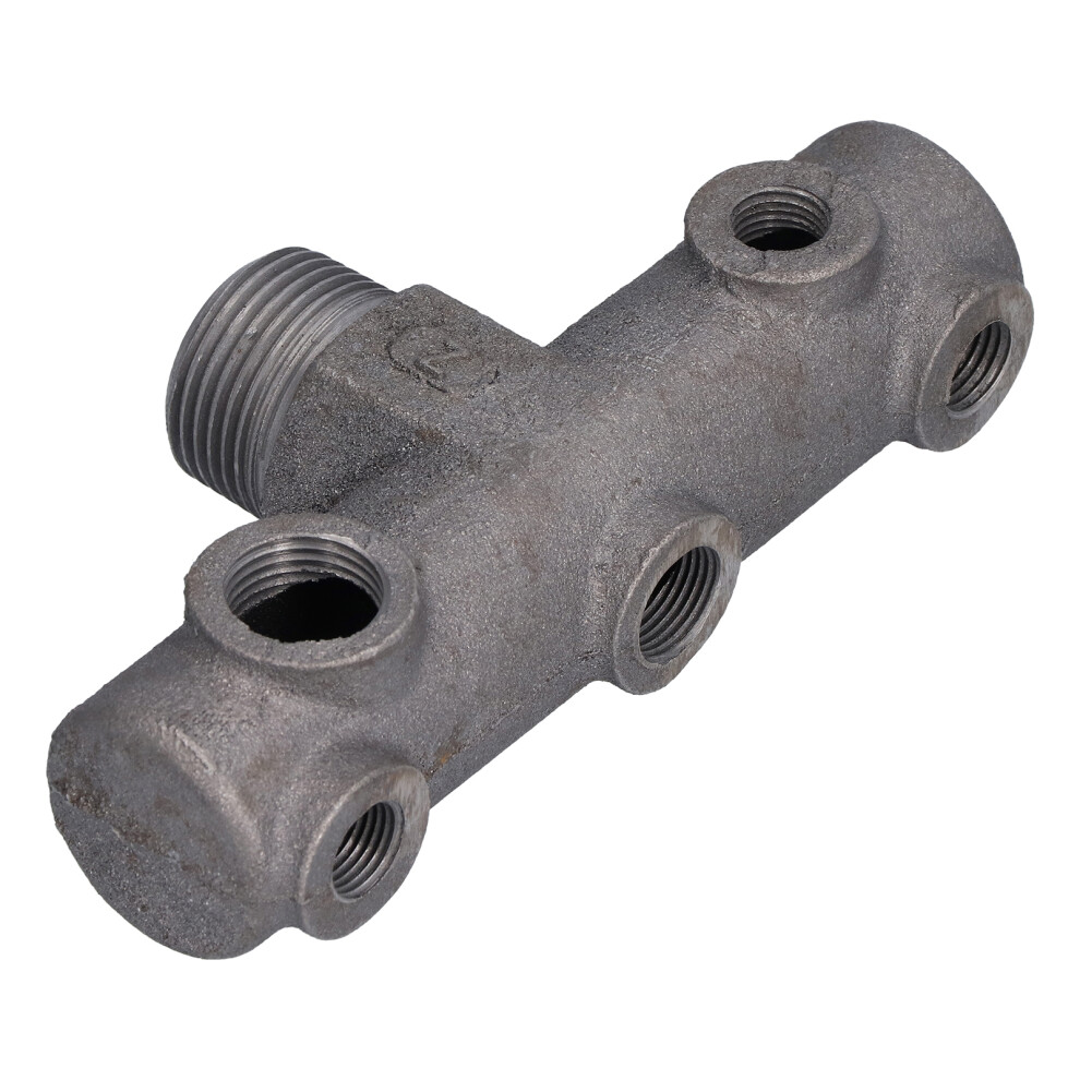 Air Compressor Switch Bracket 6-Way Valve Connector Holder Cast Iron 7891391571230