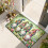 AuroraX Black Door Mat Front Entry Easter Bunny Design 5