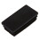 Plastic Rectangle Tube Inserts End Blanking Cap 25x50mm 200 Pcs Black 3