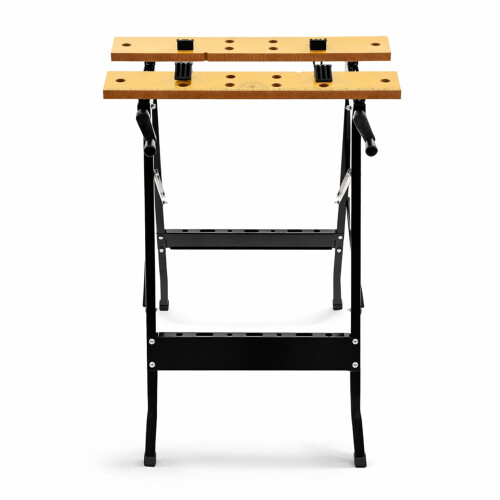 Oypla Oypla Folding Foldable Trestle Work Bench Workbench Portable 100kg 2