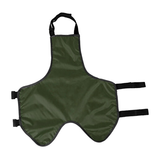 (Dark Green S) Bande de protection ventrale lavable pour chien 2
