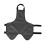 (Gray S) Bande de protection ventrale lavable pour chien 2