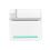 (Blue) Portable 57mm Bluetooth Thermal Printer for Android iOS Mobile Printing 3