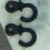 8pcs Monkey Tail Stabilizer for Compound Bows, Superior Noise Reduction, Soft Silicone, Black Green 6