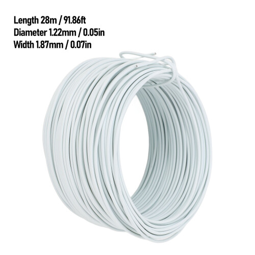 1.2mm 28m Galvanized Iron Tie Wire Round Cut White for Telecom 1