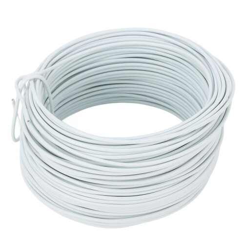 1.2mm 28m Galvanized Iron Tie Wire Round Cut White for Telecom 2